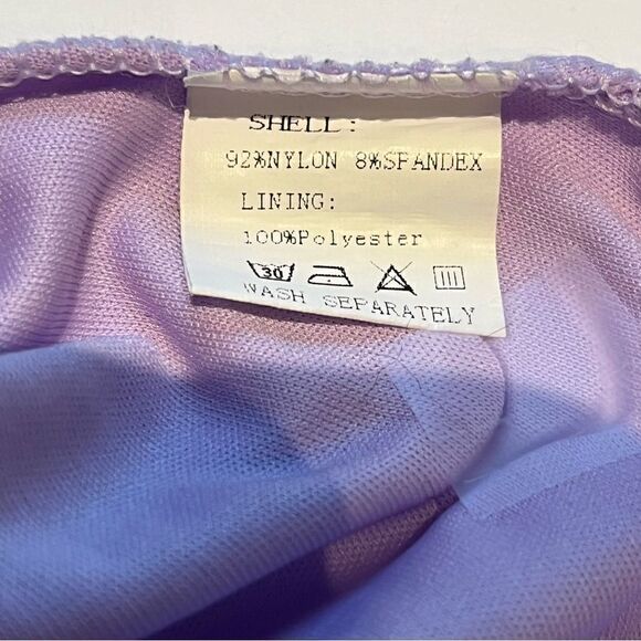 Women's Miholl Lavender Lace Blouse Off Shoulder Size XXL - Picture 9 of 12